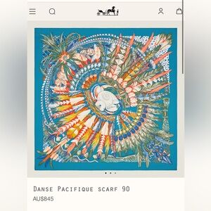 Hermes’ Silk Scarf 90cm